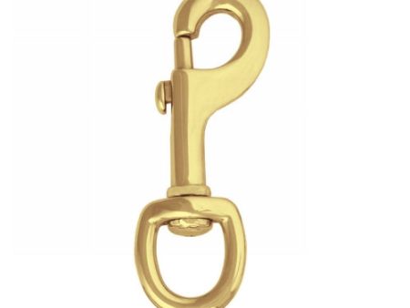 225 Swivel Snap 1-3 8  Solid Brass 1 Each by Weaver Leather Cheap