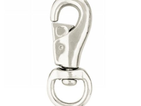 1  Bull Snap Nickel Plated Malleable Iron 1 Each by Weaver Leather For Sale