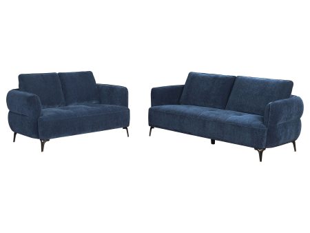 Lively - Chenille Upholstered Sofa Set Discount