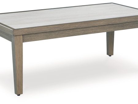 Rainier Ranch - Brown   Beige - Rectangular Cocktail Table Fashion