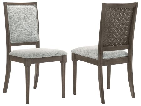 Onslow - Upholstered Dining Side Chair (Set of 2) - Dark Brown Supply