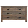 Frederick - 6-Drawer Dresser - Weathered Oak Online now