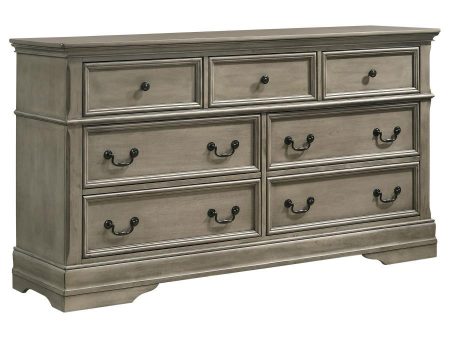 Manchester - 7-Drawer Dresser - Wheat Brown For Cheap