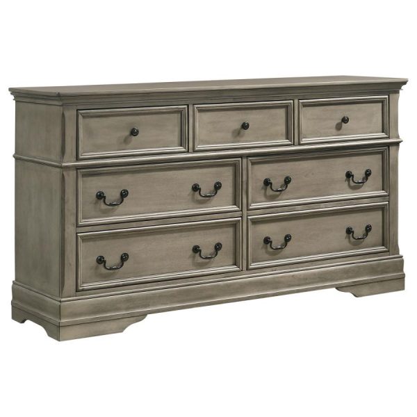 Manchester - 7-Drawer Dresser - Wheat Brown For Cheap