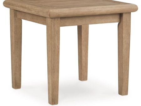 Carter Hall - Beige - Square End Table For Sale