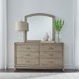 Avalon - Dresser & Mirror - Burnished Beige Hot on Sale