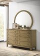 Granada - 8-Drawer Dresser And Mirror - Natural Pine For Sale