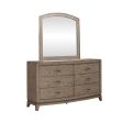 Avalon - Dresser & Mirror - Burnished Beige Hot on Sale