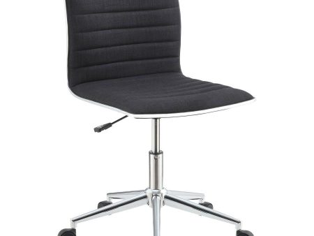 Chryses - Upholstered Adjustable Home Office Desk Chair on Sale