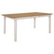 Kirby - Extension Leaf Dining Table - Rustic Off White Online Sale