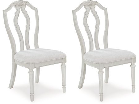 Montelaine - Antique White - Dining Upholstered Side Chair (Set of 2) Hot on Sale