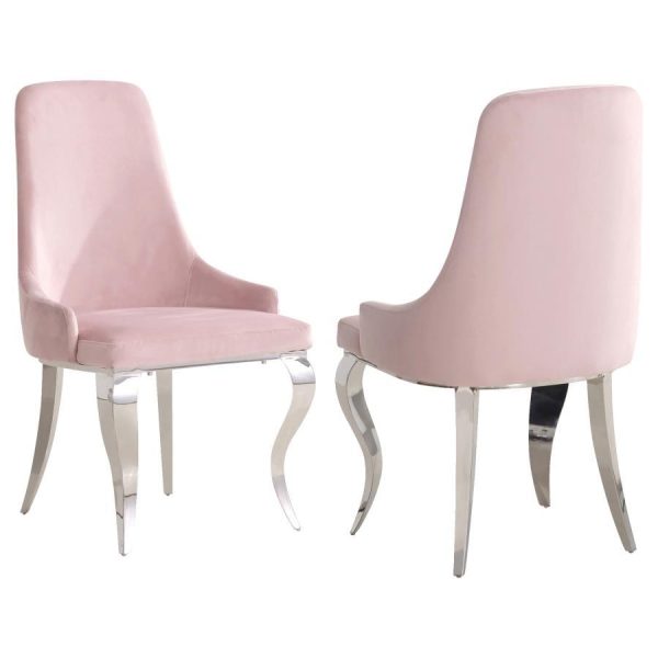 Antoine - Velvet Upholstered Dining Side Chair (Set of 2) Online Hot Sale