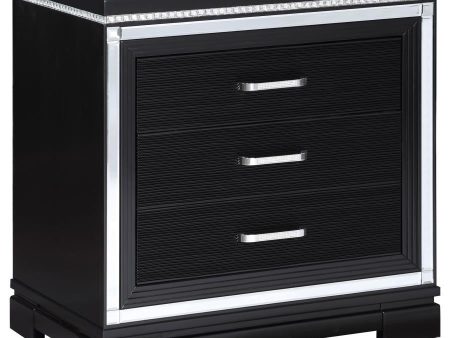 Cappola - 2-Drawer Nightstand - Black Fashion