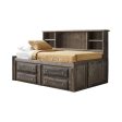 Wrangle Hill - Wood Twin Storage Daybed - Gunsmoke Sale