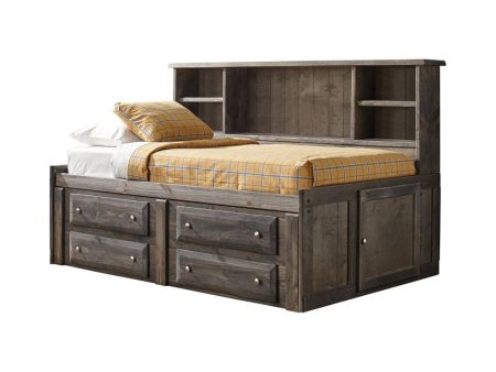 Wrangle Hill - Wood Twin Storage Daybed - Gunsmoke Sale