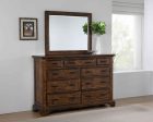 Elk Grove - 9-Drawer Dresser With Mirror - Vintage Bourbon Online now