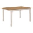 Kirby - Extension Leaf Dining Table - Rustic Off White Online Sale