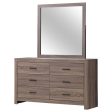 Brantford - 6-Drawer Dresser With Mirror Fashion