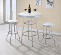 Retro - 3 Pieces Round 1950s Bistro Pub Bar Table Set Cheap