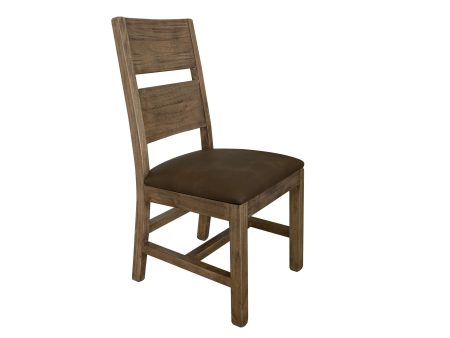 Natural Teca - Chair (Set of 2) - Brown Fashion