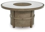 Rainier Ranch - Beige - Round Fire Pit Table Fashion