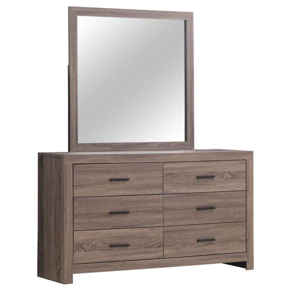 Brantford - 6-Drawer Dresser With Mirror Fashion