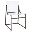 Adino - Acrylic Dining Side Chair (Set of 2) - Black Nickel Fashion