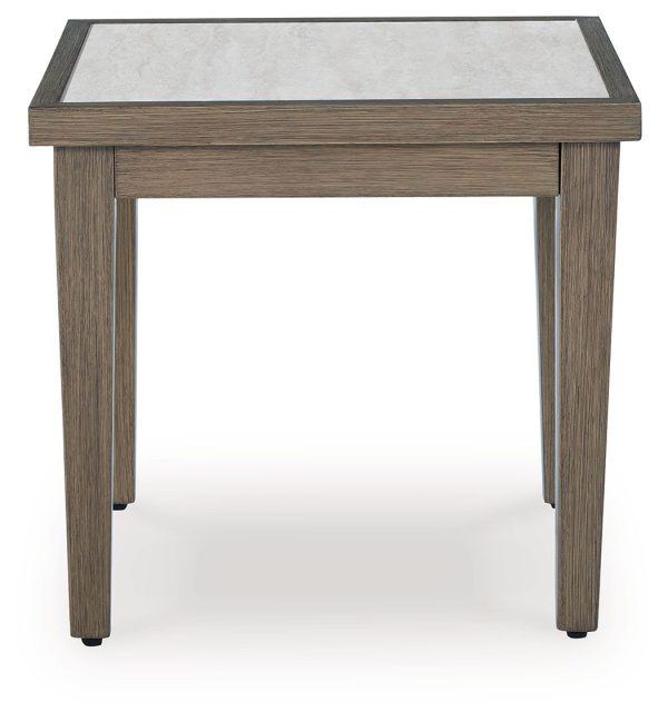 Rainier Ranch - Brown   Beige - Square End Table Online now