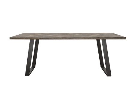 Misty - Solid Wood Dining Table - Gray Sheesham Fashion