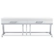 Dalya - 2-Drawer Rectangular Coffee Table - White High Gloss For Discount