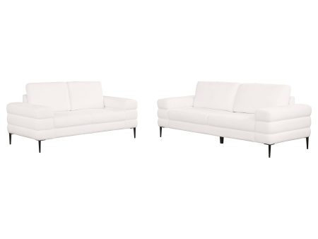 Jessel - Chenille Upholstered Sofa Set Online Sale