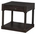 Meredith - 1-Drawer Rectangular Side End Table - Coffee Bean Supply