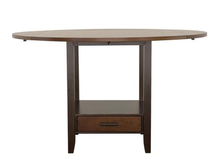 Sanford - Extension Leaf Counter Dining Table - Espresso Hot on Sale