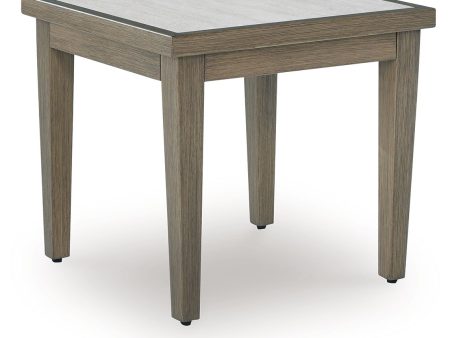 Rainier Ranch - Brown   Beige - Square End Table Online now