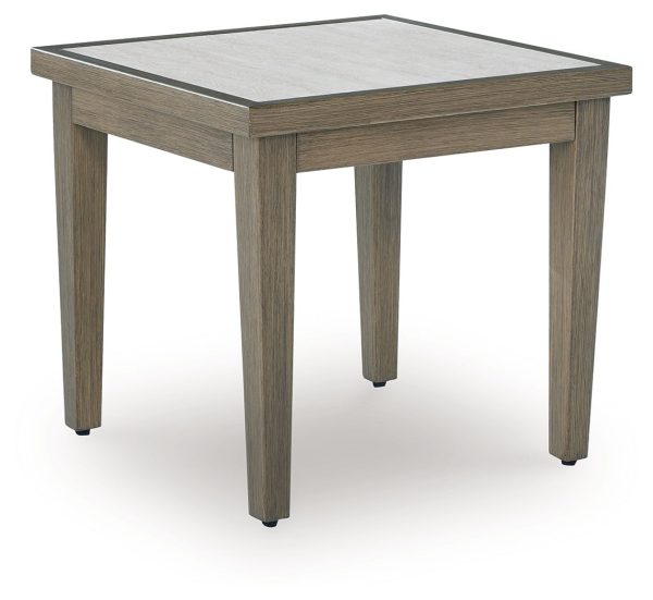 Rainier Ranch - Brown   Beige - Square End Table Online now