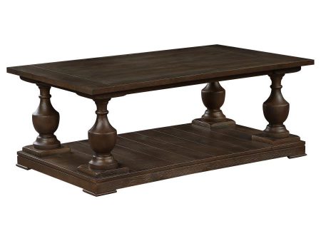 Walden - Rectangular Wood Coffee Table - Coffee Fashion