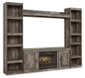 Wynnlow - Entertainment Center With 60  TV Stand Discount