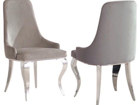 Antoine - Velvet Upholstered Dining Side Chair (Set of 2) Online Hot Sale