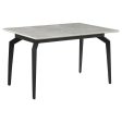 Mina - Rectangular Extension Dining Table - Gray Ceramic Discount