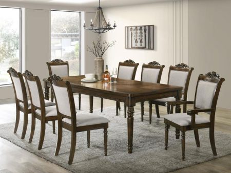 Willowbrook - 9 Piece Rectangular Dining Table Set - Chestnut For Sale