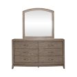 Avalon - Dresser & Mirror - Burnished Beige Hot on Sale