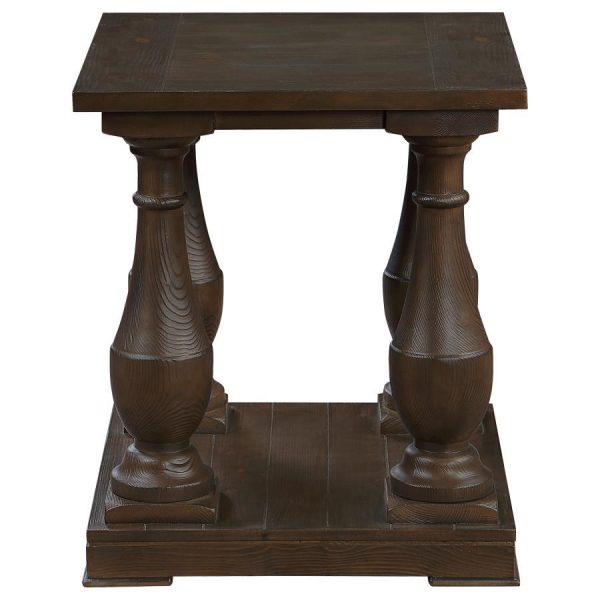 Walden - Rectangular Wood Side End Table - Coffee Hot on Sale