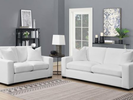 Ashlyn - Upholstered Sloped Arm Sofa Set For Sale