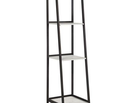 Pinckard - 4-Shelf Bookshelf - Gray Stone Online now