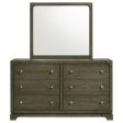 Gran Park - 6-Drawer Dresser And Mirror - Dark Cocoa Supply