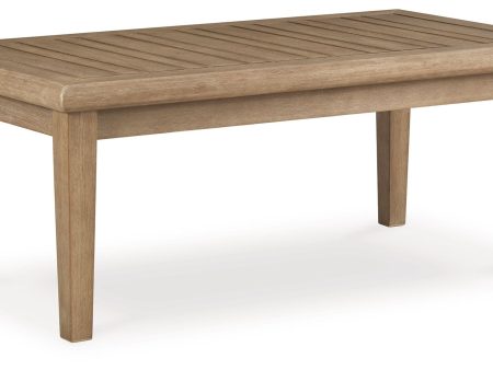 Carter Hall - Beige - Rectangular Cocktail Table Hot on Sale