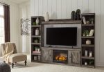 Wynnlow - Entertainment Center With 60  TV Stand Discount