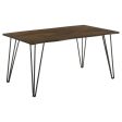 Topeka - Live Edge Dining Table - Mango Cocoa Discount