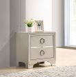 Salford - 2-Drawer Nightstand - Metallic Sterling For Sale