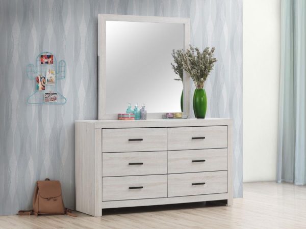 Brantford - 6-Drawer Dresser With Mirror Fashion